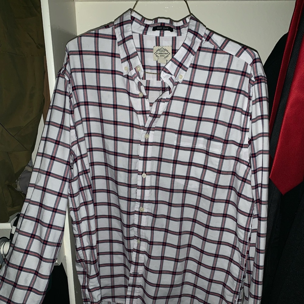 Plaid Mens Dress shirt